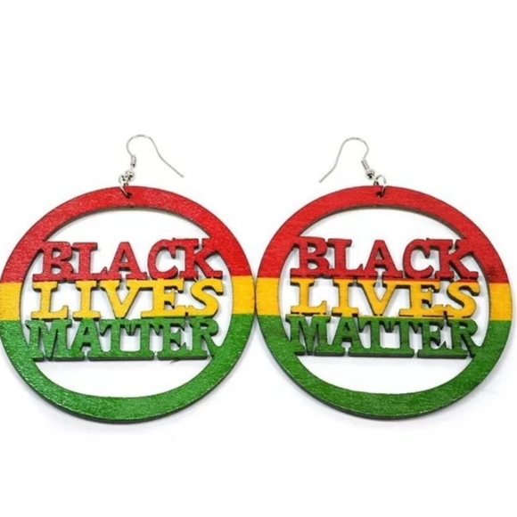 unknown Jewelry - Black Lives Matter Earrings New in Package BLM